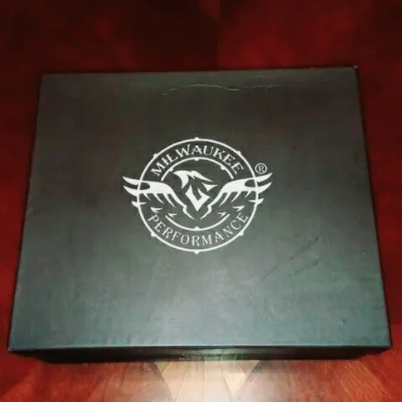 Milwaukee Leather Performance Womens Black Harness Ankle Boot with 4" Block heel - Picture 9 of 9